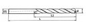 WIERTŁO DO METALU 3MM BARDZO DŁUGIE 3,0x240MM HSS WIERTŁO DO METALU 3MM BARDZO DŁUGIE 3,0x240MM HSS