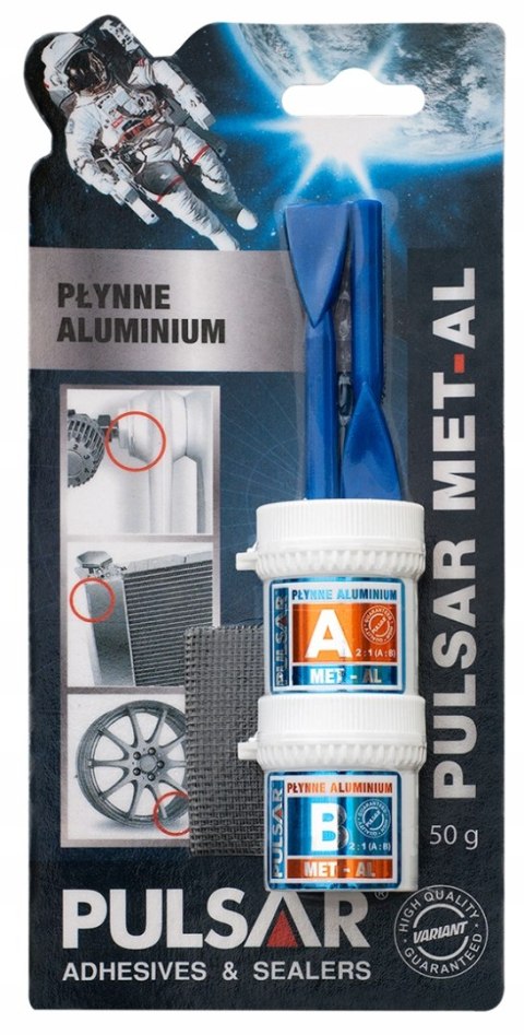 PULSAR MET-AL 50 G KPL. A+B PŁYNNE ALUMINIUM PULSAR MET-AL 50 G KPL. A+B PŁYNNE ALUMINIUM